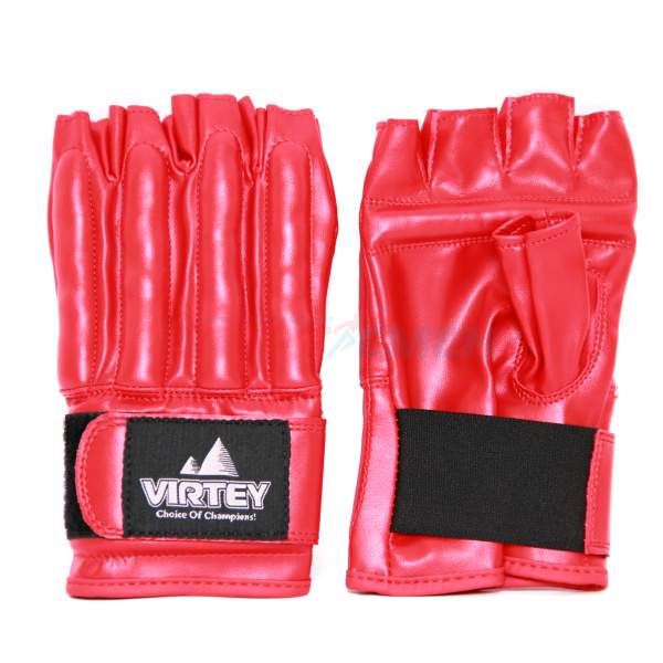 Шингарты Virtey PM04 Leather р.S-XL   цв.красный