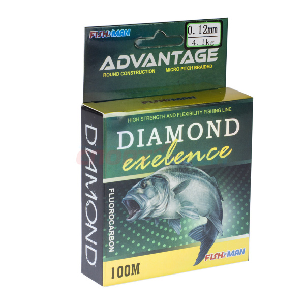 Леска FishMan Diamomd прозрачная 100м