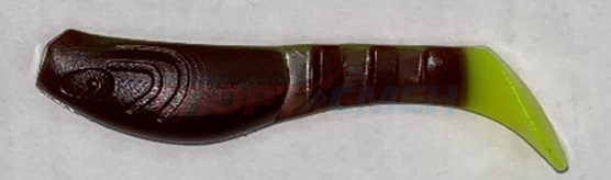 Приманка силиконовая AWEES Legend 3" (уп.5шт) цв.желто-коричневый