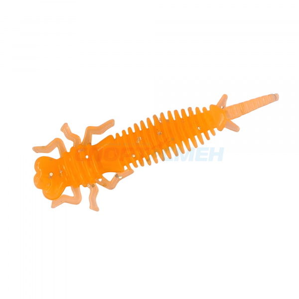 Приманка силиконовая CROXY GOOD LARVA р.2,0" (10шт.) цв.оранжевый