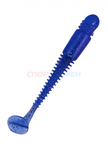 Приманка силиконовая AWEES Fry 3.9" (уп.5шт) цв.синий