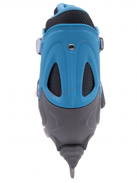 Коньки 2 в 1 раздвижные Virtey Sonic р.31-38 цв.сине-серый
