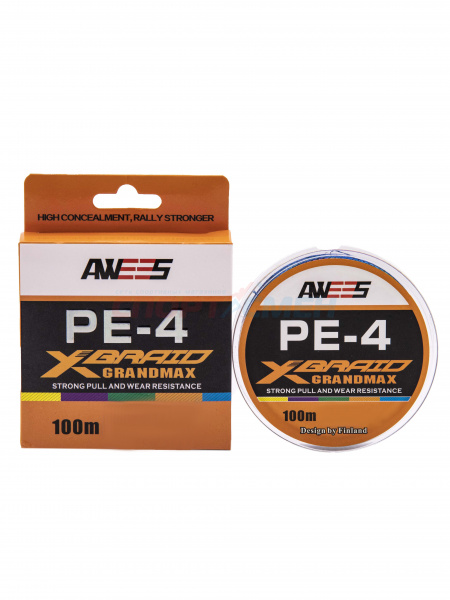 Шнур плетёный AWEES PE-4 CAMO Mix 100м.