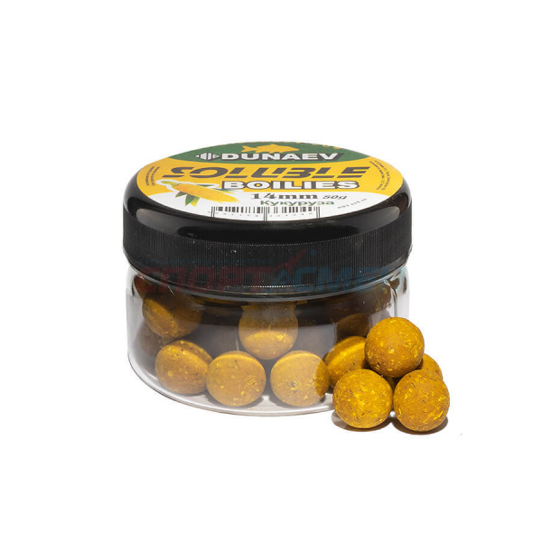 Бойлы Dunaev насадочн пылящие Soluble Boilies 14мм 50г