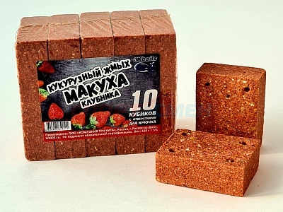 Макуха ТК (кукурузный жмых) с отверстием 320гр (уп/10шт)