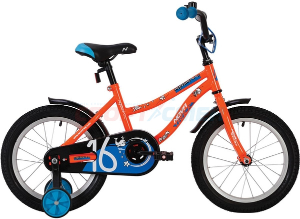 Велосипед Novatrack  NEPTUNE (1-ск) 14" цв.оранжевый