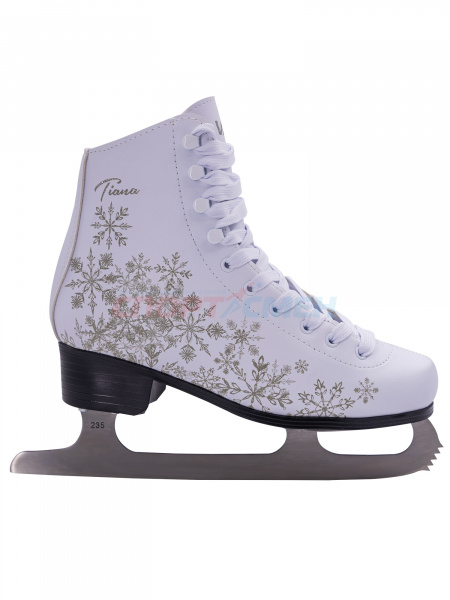 Коньки фигурные Virtey Tiana  32-42 цв.серебристо-белый
