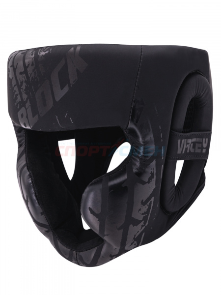 Шлем боксерский Virtey HG06 Block S-XL закрытый цв.черный