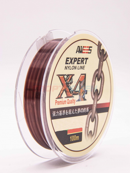 Леска Expert X 4 коричневая 100м