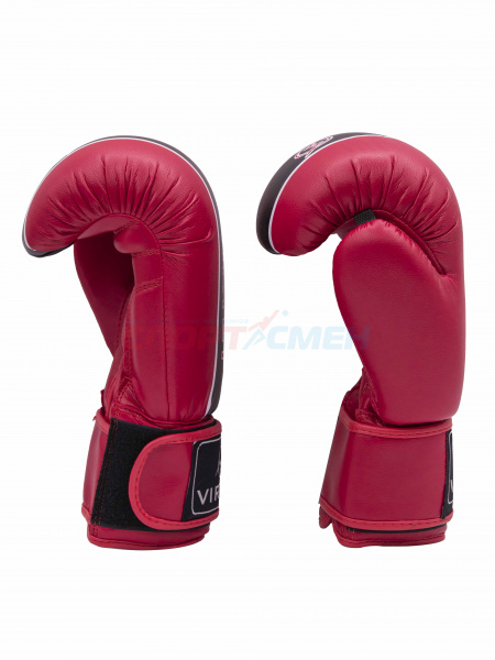Перчатки боксерские Virtey BG10 Knockout 6-14ун цв.красный