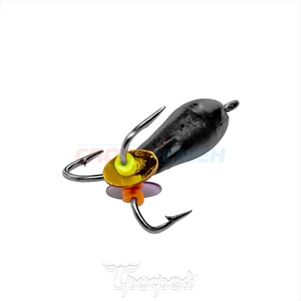 Мормышка вольфрам Черт черн Premier Fishing