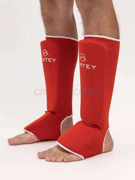 Защита голени и стопы Virtey SS01 XS-L цв.красный