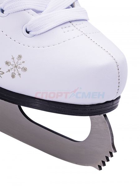 Коньки фигурные Virtey Tiana  32-42 цв.серебристо-белый