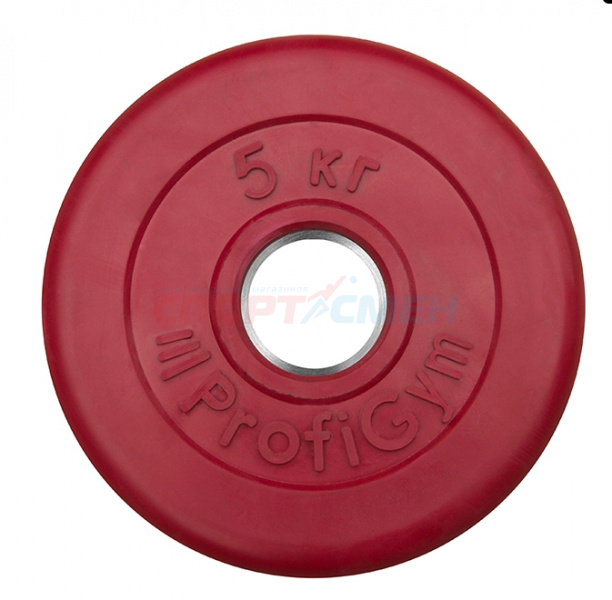 Диск обрезин.(цветной) ProfiGym d 51мм 5кг