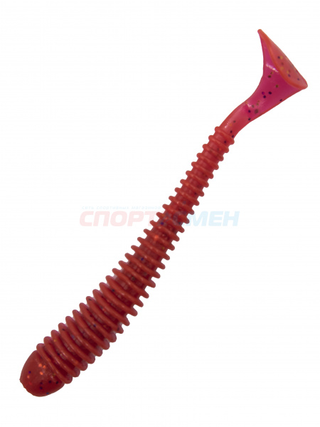 Приманка силиконовая AWEES Stick 3.5" (уп.7шт) цв.красный