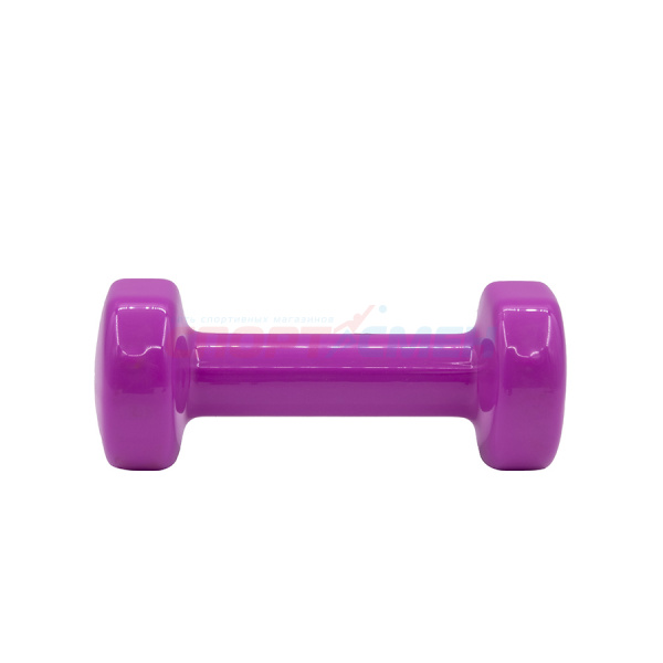 Гантель Virtey LKDB-504A виниловая 1кг pink