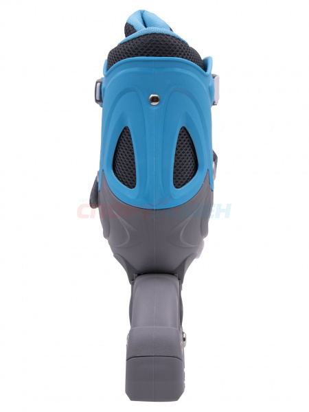 Коньки 2 в 1 раздвижные Virtey Sonic р.31-38 цв.сине-серый