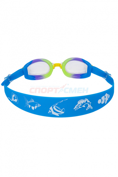 Очки для плавания Mad Wave M0415 01 Coaster Kids  цв.сине-зеленый