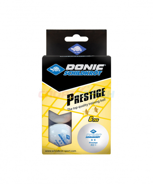 Шарик н/т Donic  PRESTIGE 2 (6шт.)