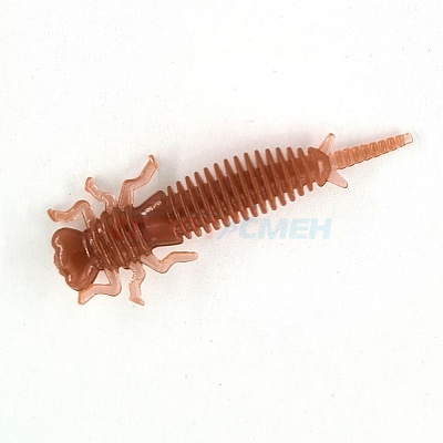 Приманка силиконовая CROXY GOOD LARVA р.2,0" (10шт.) цв.коричневый