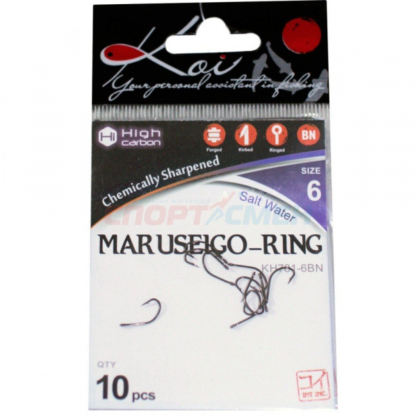 Крючки KOI KH781 Maruseigo-ring (10шт)