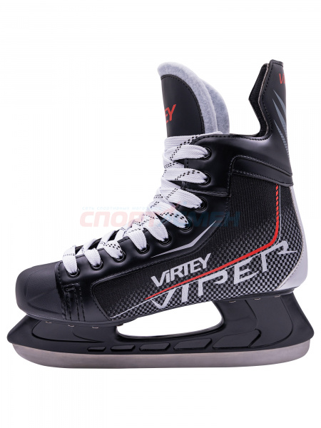 Коньки хоккейные Virtey Viper PW-206AK  р.35-46 цв.красно-черный