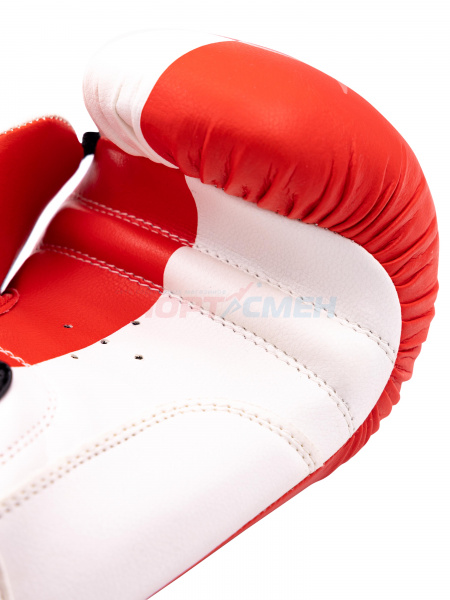 Перчатки боксерские Virtey BG06 X Fighting 6-14ун цв.красно-белый