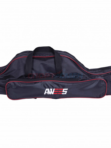 Чехол д/удилищ с катушкой AWEES 150см (2 секции) цв.черный