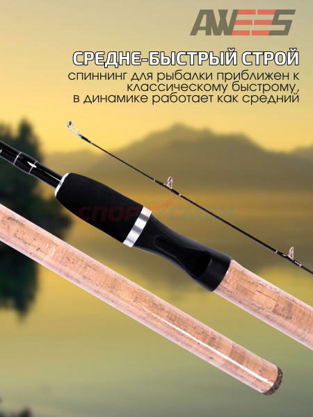 Спиннинг штекерный AWEES Silver Sword