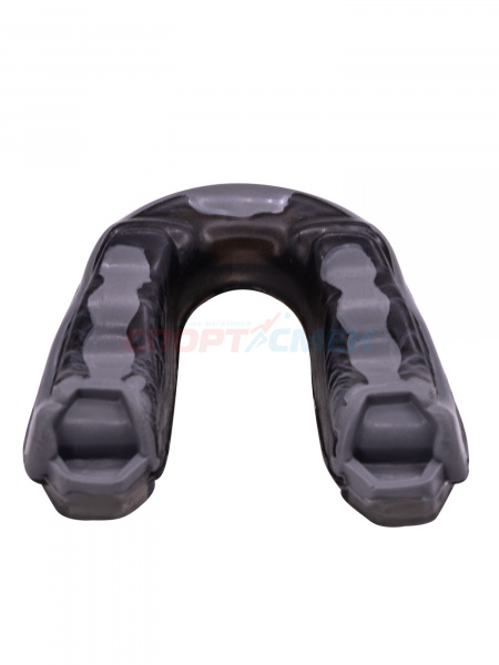 Капа одночелюстная Virtey MGS6 Shock Doctor Triple Food Gel цв.черно-серый