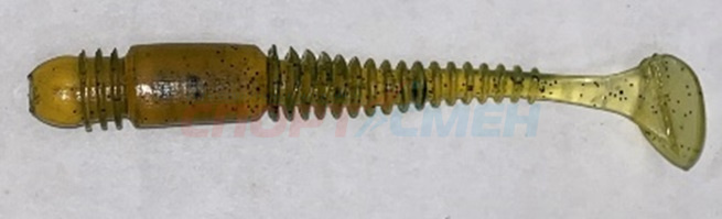 Приманка силиконовая AWEES Fry 3.9" (уп.5шт) цв.хаки