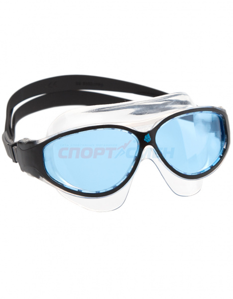 Маска для плавания Mad Wave M0461 03 Flame Mask Jr  цв.черный