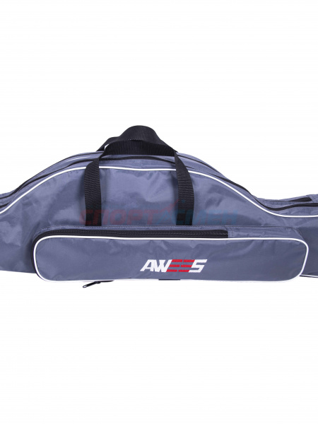 Чехол д/удилищ с катушкой AWEES 130см (2 секции) цв.серый