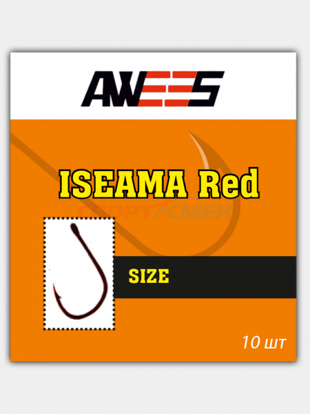 Крючки AWEES Iseama Red (10шт)