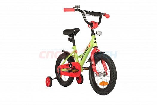 Велосипед Novatrack  STRIKE (1-ск) 14" цв.зеленый