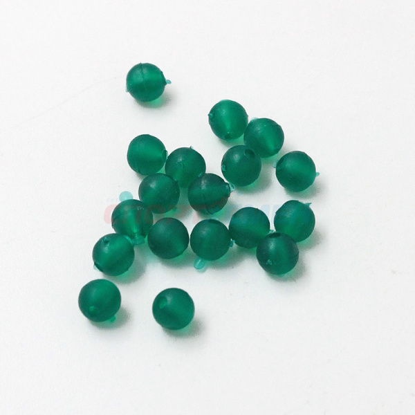 Бусина фидерная Namazu Soft Beads PVC (20шт.) цв.зеленый
