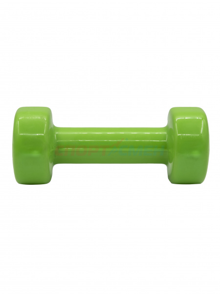 Гантель Virtey LKDB-504A виниловая 2кг green