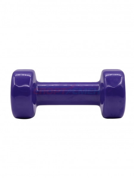 Гантель Virtey LKDB-504A виниловая 3кг purple