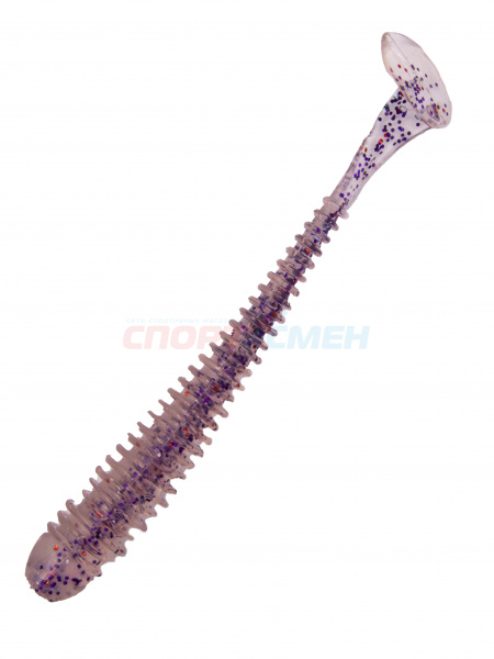 Приманка силиконовая AWEES Stick 3.5" (уп.7шт) цв.фиолетово-прозрачный