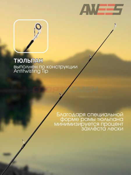 Спиннинг штекерный AWEES Black Arrow