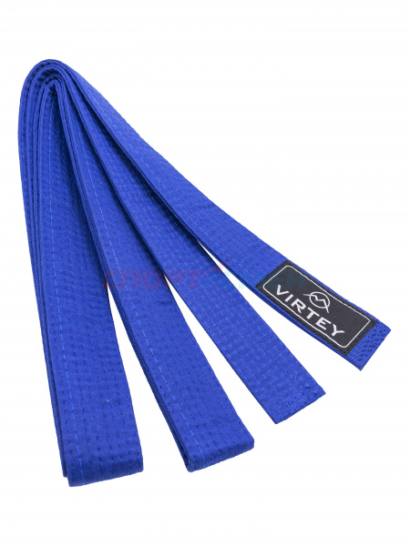 Пояс каратэ/дзюдо Virtey B01 2.6м   цв.синий