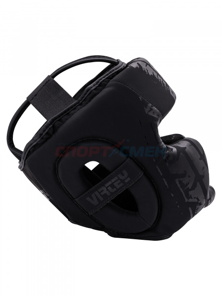 Шлем боксерский Virtey HG06 Block S-XL закрытый цв.черный