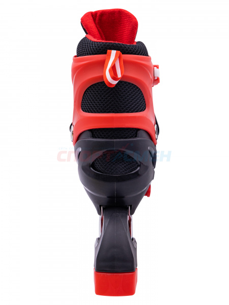 Коньки роликовые раздвижные Virtey Pegas  DJS-905 р. 31-42 цв.красный
