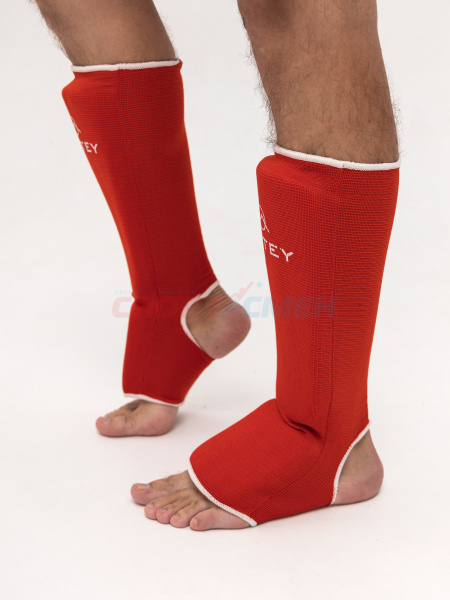 Защита голени и стопы Virtey SS01 XS-L цв.красный