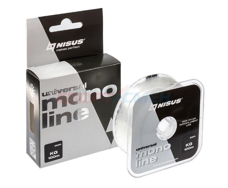 Леска Monoline Universal Nylon Transparent Nisus 100м