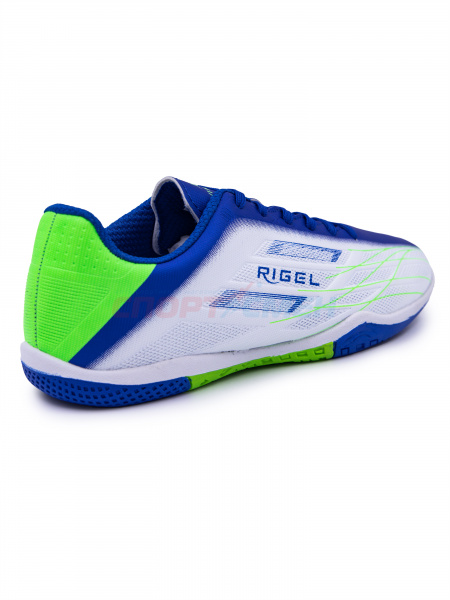 Кроссовки для зала Virtey 23885 Rigel р.33-45 цв.зелено-сине-белый