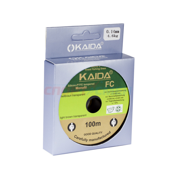 Леска Kaida 316 FC коричневый 100м цв.коричневый