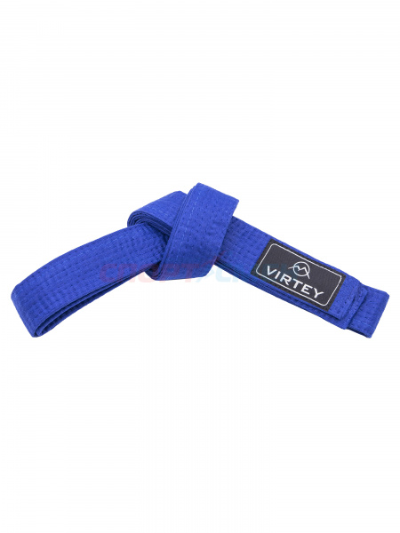Пояс каратэ/дзюдо Virtey B01 2.6м   цв.синий