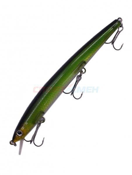 Воблер AWEES HL050 SF (0-2м., медл.всплыв.) цв.черно-зеленый
