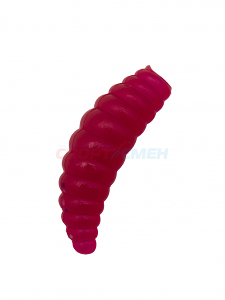 Приманка силиконовая AWEES Maggot 1,4" (уп.8шт) цв.фуксия